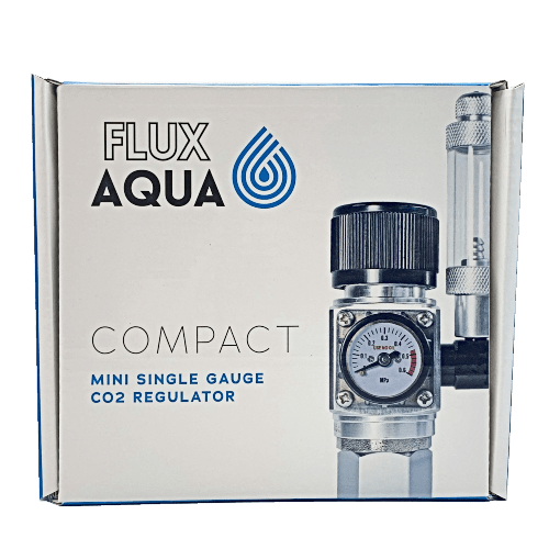 FluxAqua Compact Mini Single Gauge CO2 Regulator