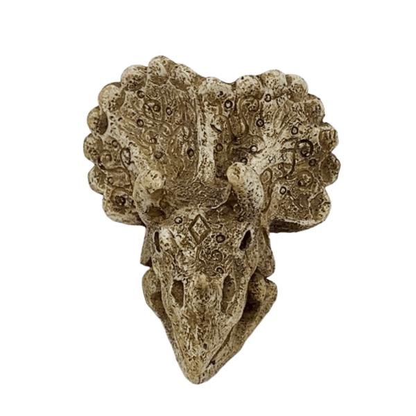 Aqua One Dinosaur Head with Horn ornament - top view